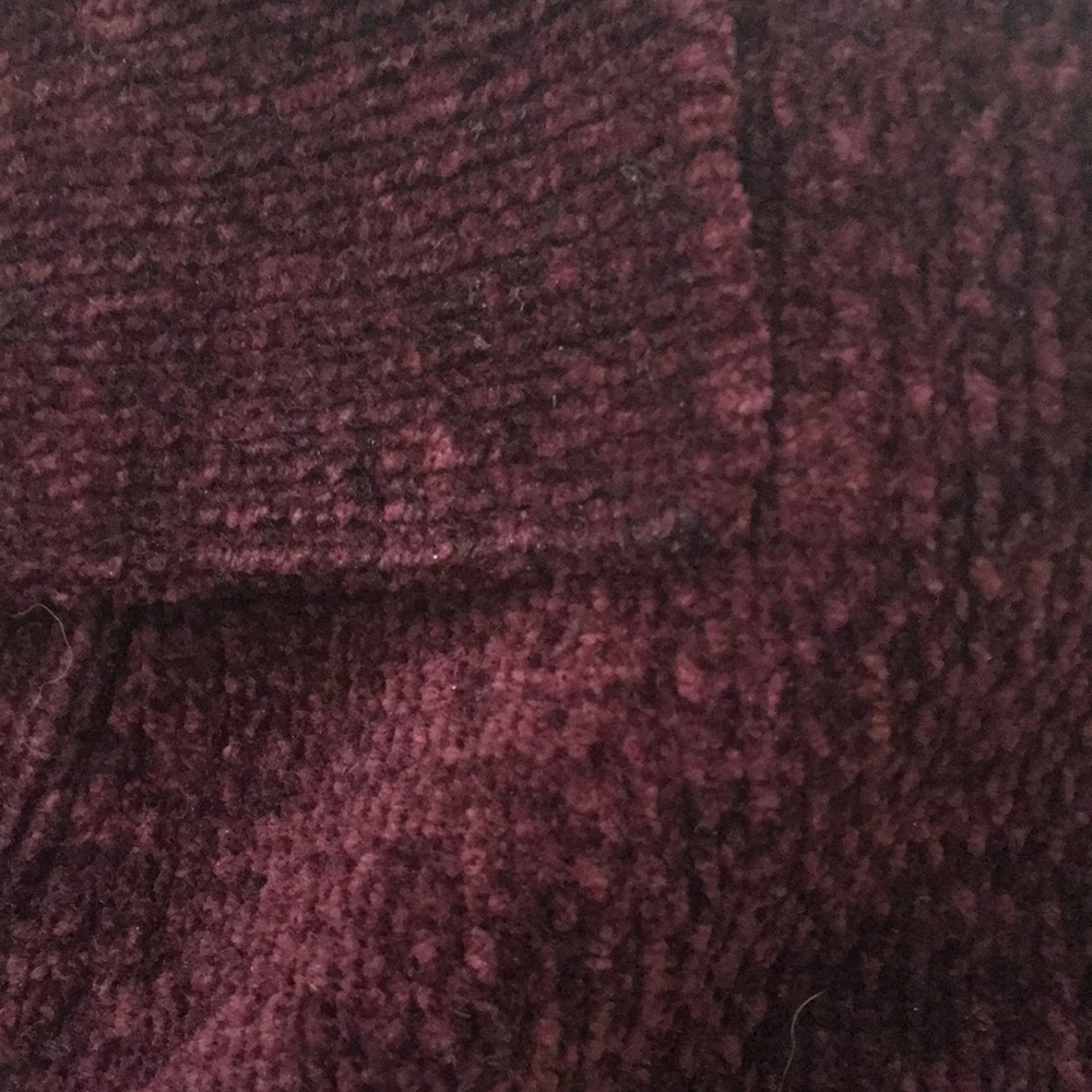 Women's Chenille Collared V-Neck Cardigan Sweater - Picture 7 of 7